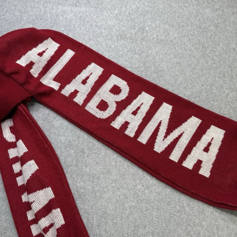 Alabama Crimson Tide Hooded‎ Scarf Combo Built-In Mittens Roll Tide